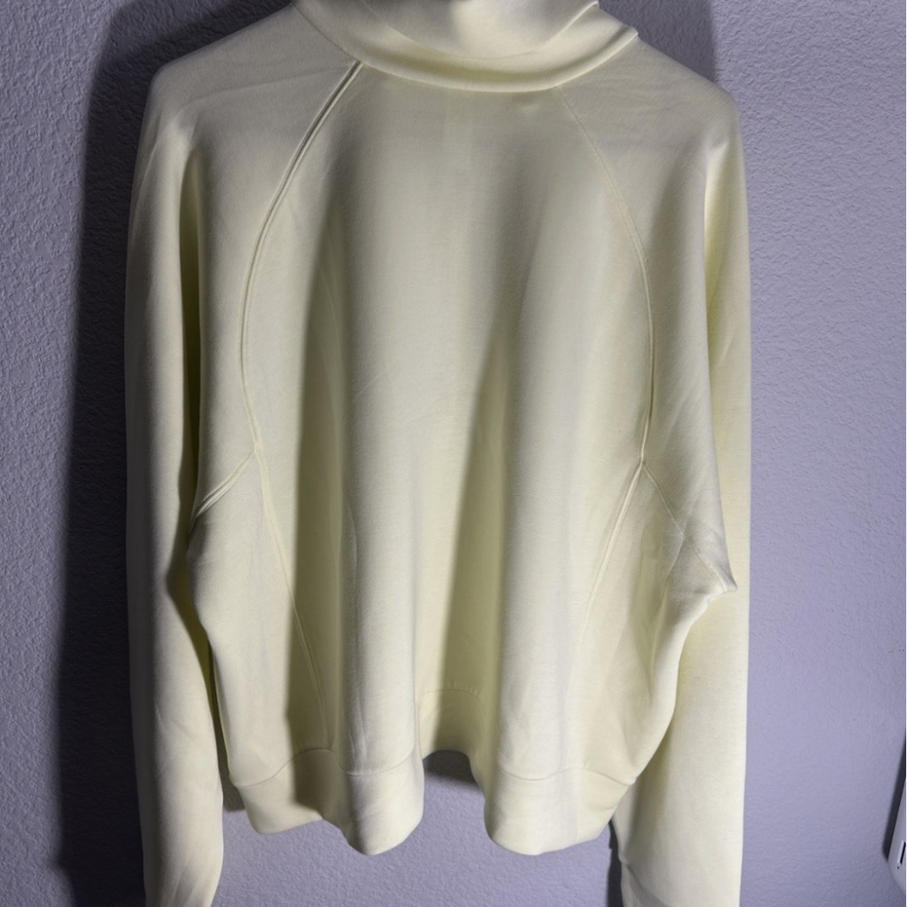 Spanx Airessentials Women's Crop Quarter Zip Pullover 2X Yellow Athleisure - Picture 6 of 7